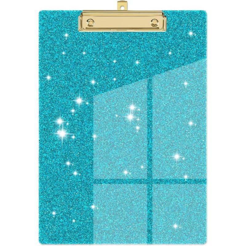 2pcs Glitter Acrylic Office File Clipboard Student Supplies Meeting Minutes Doctor Nurse Writing Pad Pad Perfect