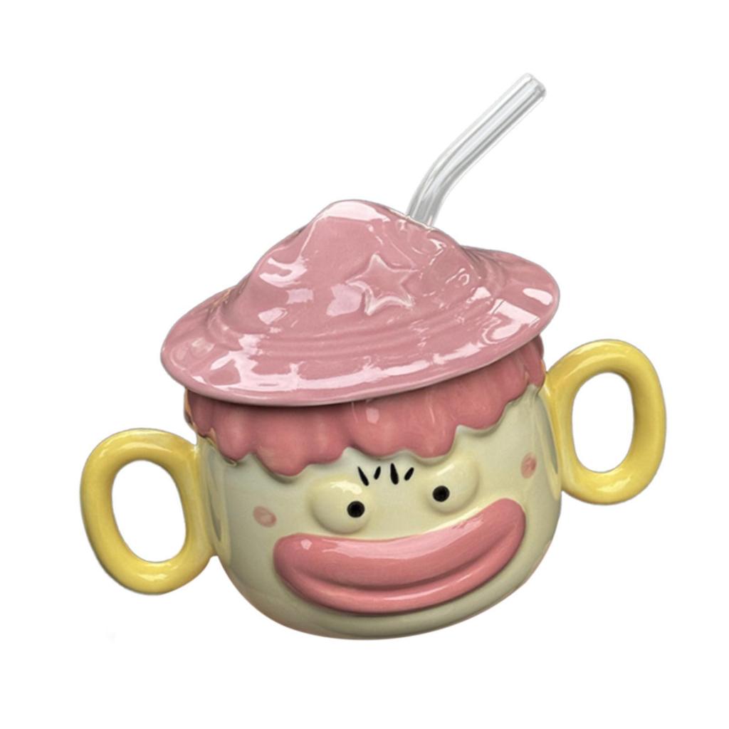 Cartoon Ceramic Coffee Mug Creative Milk Cup Drinkware Juice Birthday Gifts