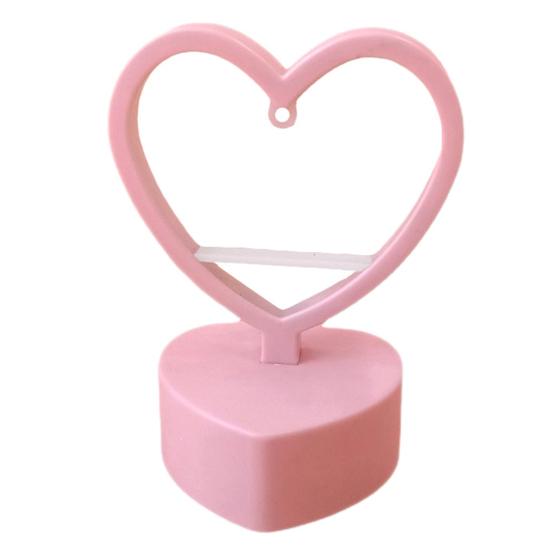 

Светодиодный ночник креативной формы без мерцания, не бликующий, защита глаз, работающий от батареек, круглый светильник в форме сердца своими руками, настольный светодиодный светильник, декор для дома Hearts розовый
