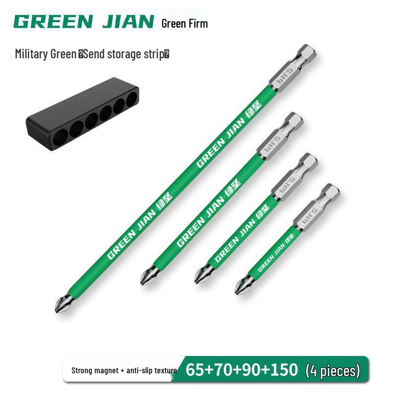 High-Strength Magnetic Electric Screwdriver Set with Impact Extended Bits