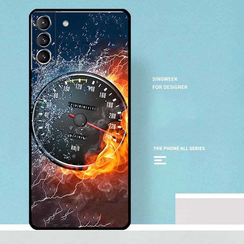 Speedometer Car Case For Samsung Galaxy S25 Ultra S21 S22 S23 S24 Ultra S9 S10 S20 Plus S25 FE Phone Cover