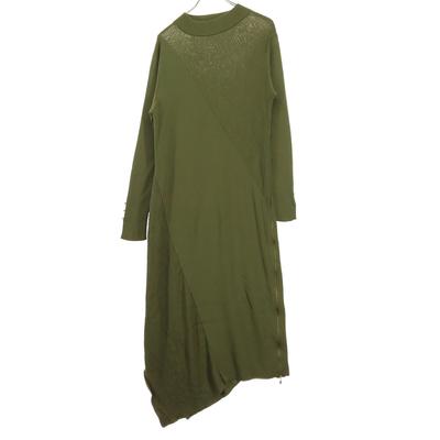 LOVELESS Langarm Strick Langkleid 34 grün Damen Gebraucht