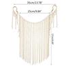 Vintage Veil Mask Costume Hanfu Tassel Headwear Face Curtain Cover Elegant Photo Props Chinese Wedding Braid Accessories