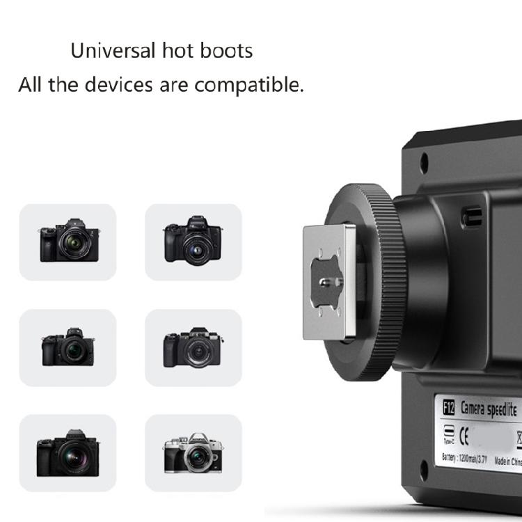 Hot Shoe Mount Flash 6000K Color Temperature Hot Shoe Mount Replacement For DSLR Camera Photography Accessories