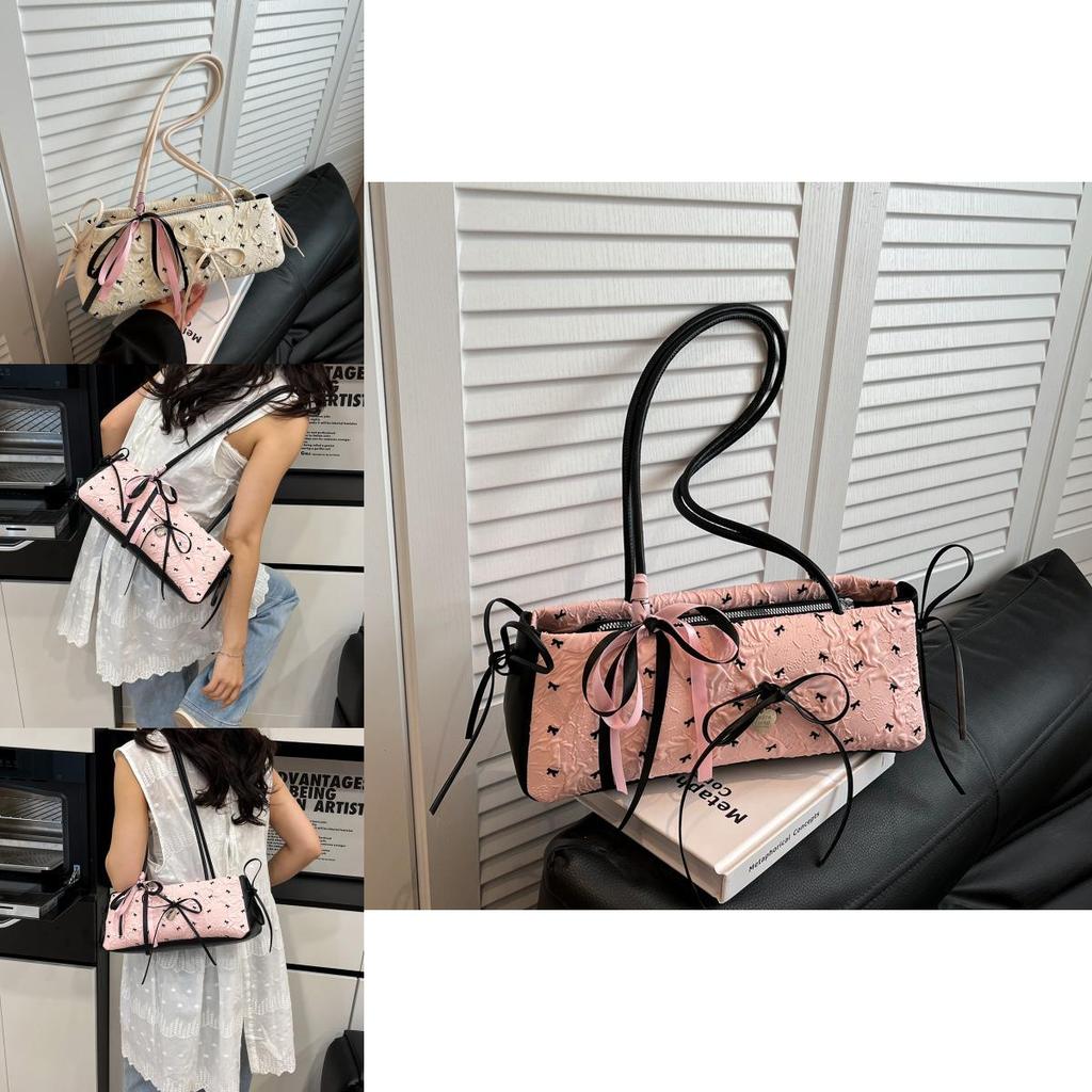 Boxford Cloth Girl Shoulder Bag With Bow For Summer Casual Daily Use