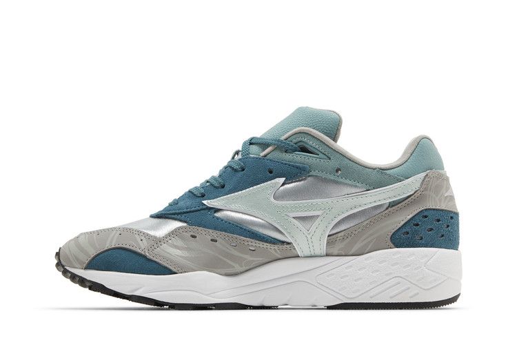 Men's Sneakers Mizuno Contender Hanon Grampus Dolphin Silver/Trooper/Evergreen