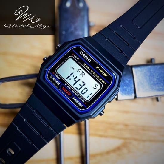 Base Yellow LED Model Custom Watch LED Custom F-91W-1JH (CASIO Base)