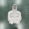 Mens Hooded Puffer Jacket Winter Warm Thick Cotton Blend Outerwear Loose Fit Casual Streetwear