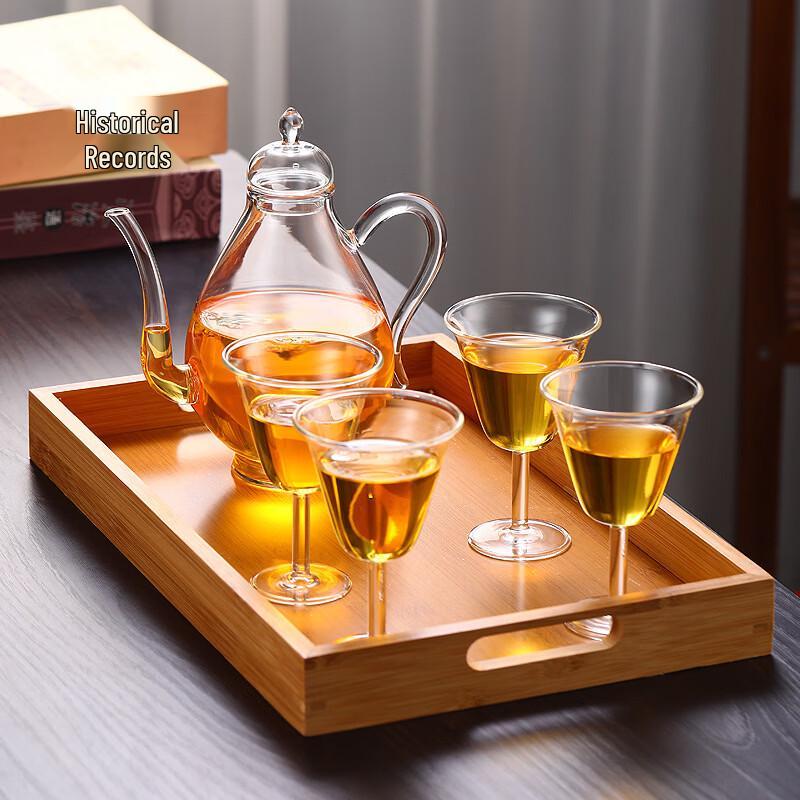 Clear Borosilicate Glass Teapot