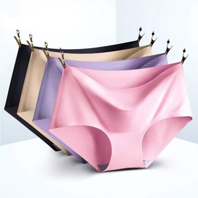 Women's Seamless Panties Silk Underwear Briefs For Women N137