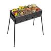 Captain Stag (CAPTAIN STAG) Barbecue Stove Grill Bonfire Stand 3way Barbecue Grill 600 [For 4 to 6 People] 3 Height Adjustable Black UG-112