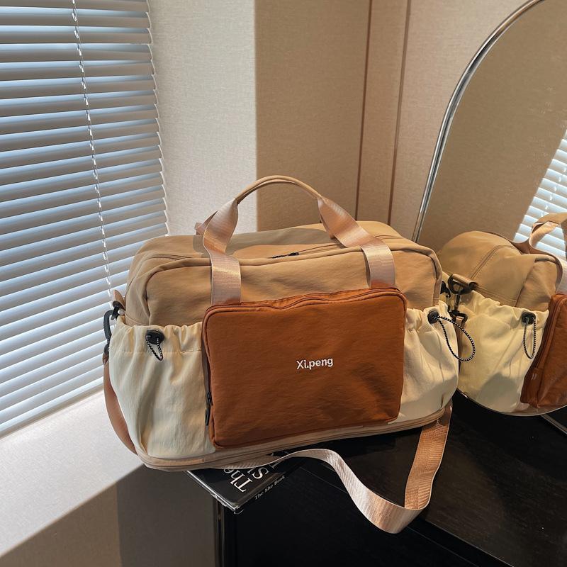 Can accommodate short-distance travel bags Women's large-capacity business travel boarding bags Hand luggage bags Dry and wet separation fitness bags