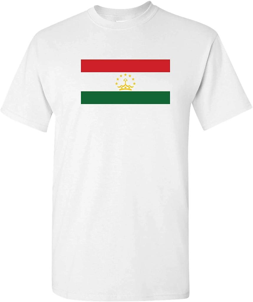 Tajikistan Flag Country Home Souvenir National Pride T Shirt - White