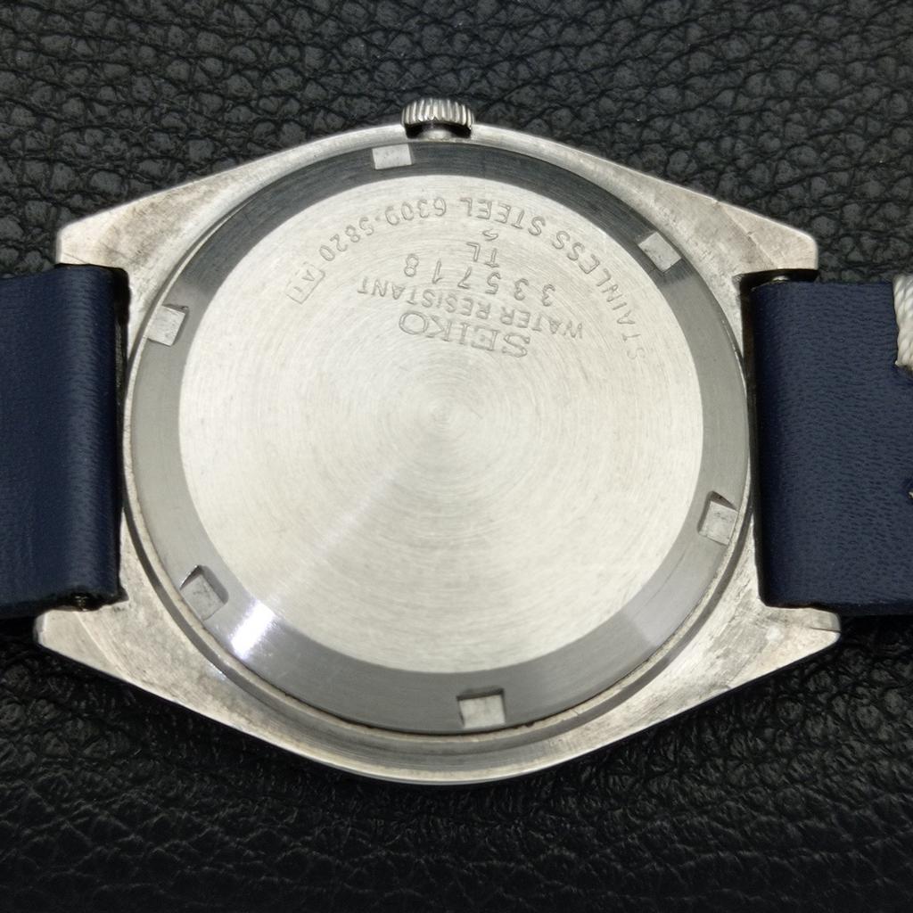 AUTOMATIC VINTAGE SEIKO JAPAN 6309A MENS SKY BLUE COLOR DIAL WATCH a701249-5 R206a-a701249