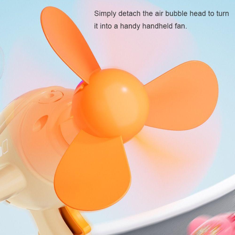 Electric Fan Airplane Bubble Machine Semi-Automatic Soap Blower Toys Fun Fun Bubbles  Outdoor