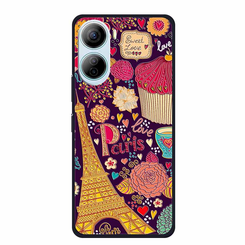 

3D Relief Case For ZTE Libero 5G IV Phone Case 3D Emboss Flowers Cute Cat 3D Soft Silicone Back Cover For ZTE Libero IV 5G Coque ZTE Libero 5G IV