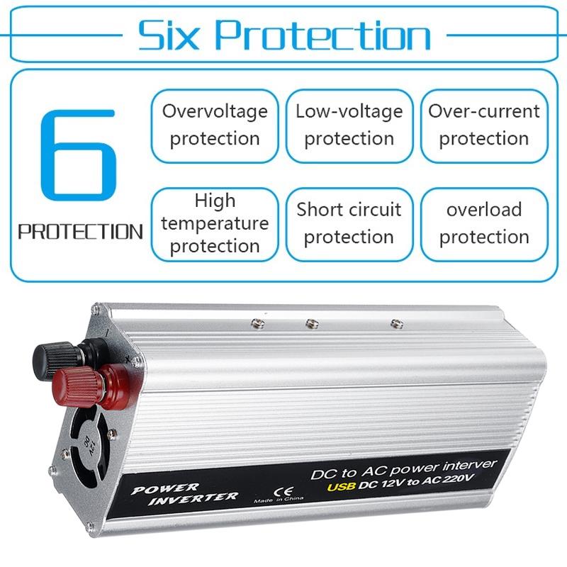 

4000W 12V to 220V Power Inverter Voltage Convertor Transformer Adapter Charger