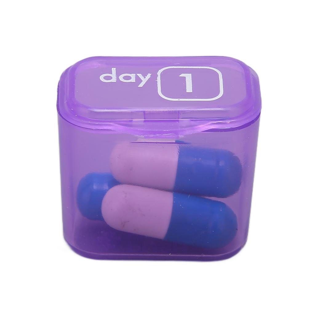 Monthly Pill Organizer One Month Small Compartments 31 Day 4 Week Pill Cases for Home Travel