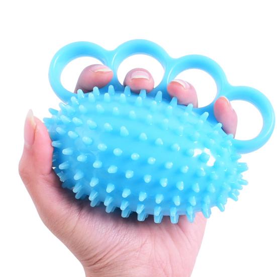 Hand Grip Exerciser Ball High Elasticity Bump Design Recovery Training Hand Acupuncture Point Activation Grip Strengthener Ball for Home