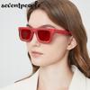 Super Vision Square Sunglasses Men  Luxury Brand Designer Fashion Rectangle Sun Glasses For Women New In Rectangular Shades