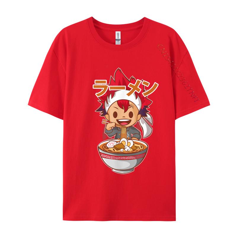 Ramen Food Wars Tops Tees Tops T Shirt Ramen Food Wars Lovers Day Cotton Fabric Mens T-shirts 3D Printed Company