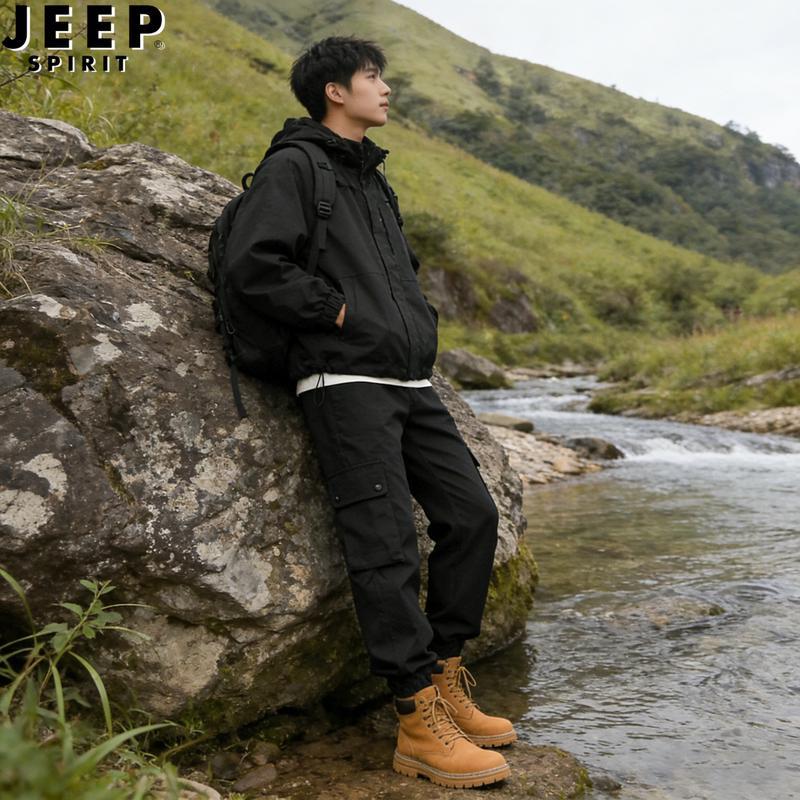 

JEEP SPIRIT Men s Multi-Pocket Cargo Jogger Pants 2XL