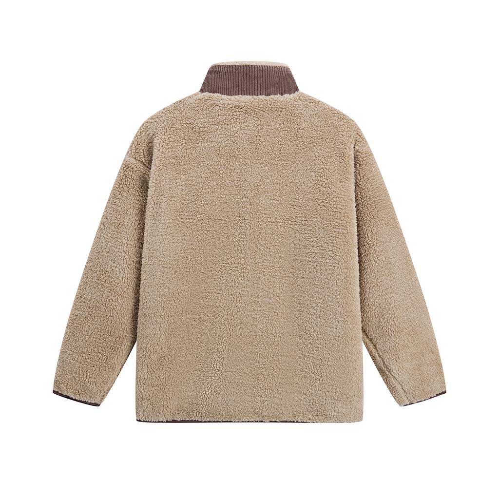 Kappa Velvet Jackets Unisex Stand Collar Moderate K0DZ2JJ90D