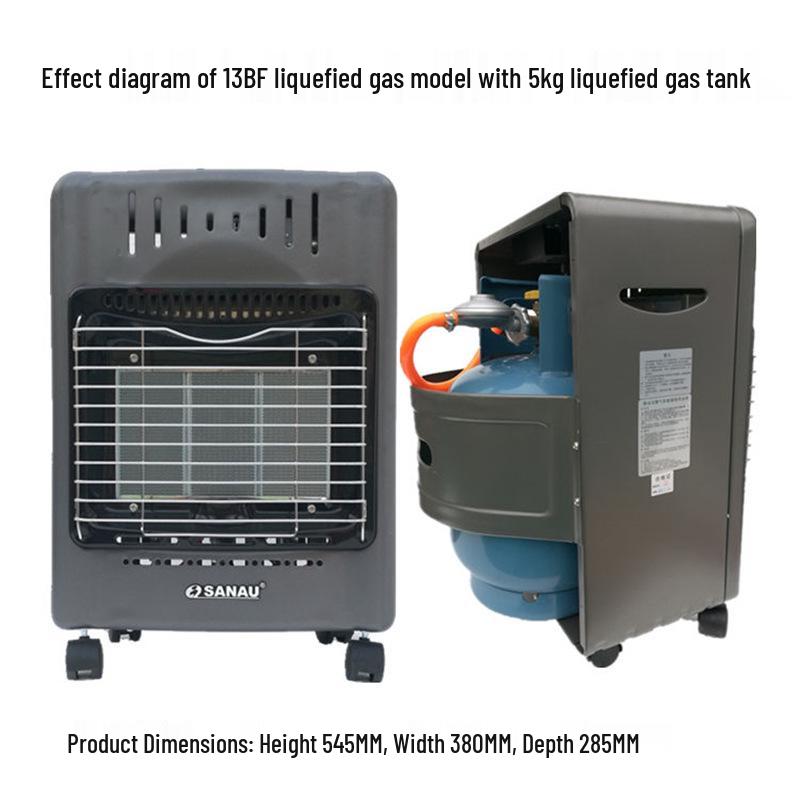 Портативный бытовой газовый обогреватель Sannuo для сжиженного и природного газа