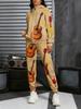 Spring and Autumn New Women's Casual Fashion Zipper Hooded Sweater Sweatpants Set Lightweight and Comfortable