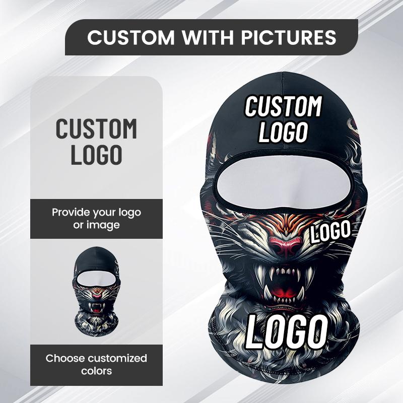 Balaclava Estampada de Animal Gato Cachorro Gorila Máscara Facial Unissex Adulto Esportes e Festa Fantasia Capuz para Cosplay ao Ar Livre