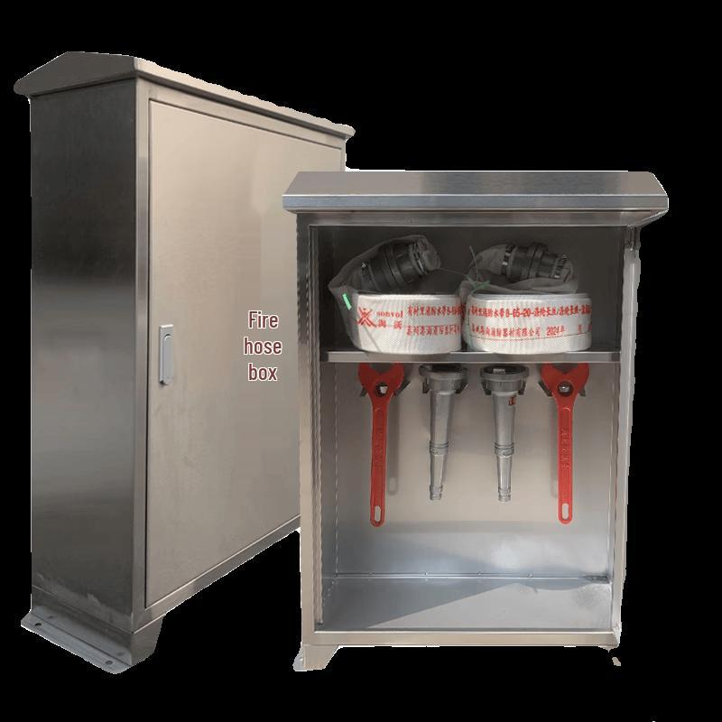 Juyou Floor-Standing Stainless Steel Fire Hydrant Hose Box