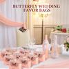 5pcs Butterfly Candy Box, Romantic Wedding Bridal Shower Chocolate Box, Wedding Baby Shower Anniversary Birthday Party Supplies