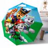 Paw Patrol Heroes Portable Automatic Umbrella Compact 8 Rib Lightweight Foldable Design for Outdoor Daily Use Perfect Gift for Friends Family