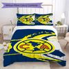 American Soccer Clubs Pattern Bedding uilt Set uilt Cover Pillowcase Home Decoration Birthday Gift (1 * duvet cover + 2 * pillowcase without core)05