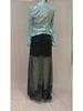 2025 Spring/Autumn Women's Long Sequin Midi Skirt - Europe & US Style