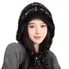 Warm Bucket Hat Ear Protection Earmuff Knitted Hat Cute Winter Hat  for Women