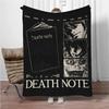 Japanese Anime Blanket DEATH-NOTE Children Warm Soft Blankets for Sofa Bed Cover Blanket Suitable for Birthday Souvenir Gifts
