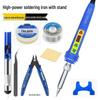 200W Industrial-Grade Electric Soldering Iron - High Power, 600° Temperature Controlled for Precision Repair and Welding.
