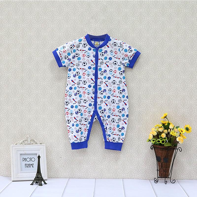 Newborn Boy Girl  Infant Clothing Cotton Button Short Sleeve Rompers Winter Spring One Piece Kid Long Sleeve Kidswear Aapparel