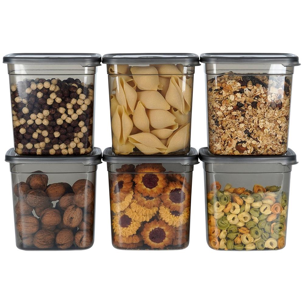Containers For Loose Products With Lid 1.85 L 6 Pcs.
