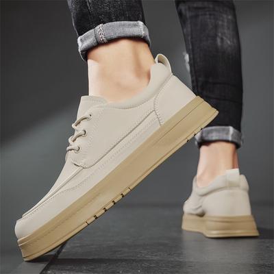 Modne casualowe męskie buty deskorolkowe Modny i wszechstronny styl Do codziennego użytku w biurze, do prowadzenia samochodu, na zewnątrz, do rekreacji, na imprezę biznesową Czarne buty sportowe
