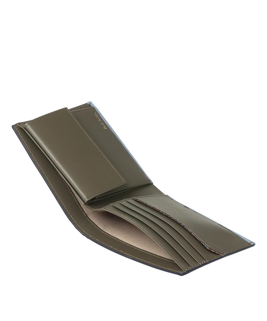 Cropped Logo Bifold Wallet In Sax Blue