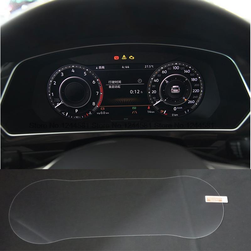 Tempered Glass Screen Protector Dashboard Screen Anti Scratch film dash board for Volkswagen Tiguan 2017 2018 Instrument