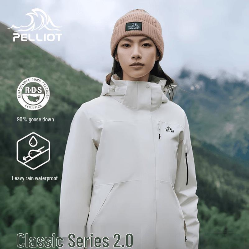 Pelliot Mountain Classic 2.0 Women s 3-in-1 Down Jacket XXL