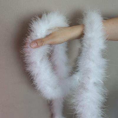 2-Layer Fluff Strips Diy Jewelry Material Turkey Fluff Strips Performance Clothing Skirt Accessories Feather Strips