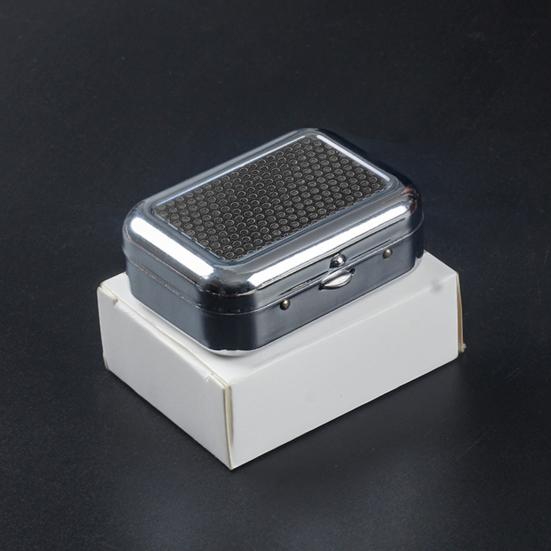 Portable Ashtray Outdoor with Built-in Holder Metal Travel Camping Hiking Pocket