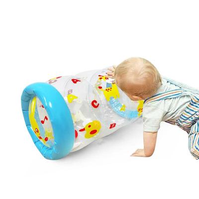 Aufblasbare Krabbelrolle für Babys: Früherziehungsspielzeug
