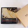 Boxed wrapped kimono fabric kinran weave Japanese-style coasters set 5 made Japan foreign recipients (Miyabi)