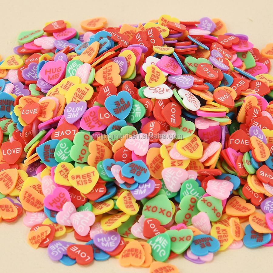 5mm Fruits Shape Christmas Halloween Sprinkles Polymer Clay Slices for Nail Slime Epoxy Resin Craft Diy