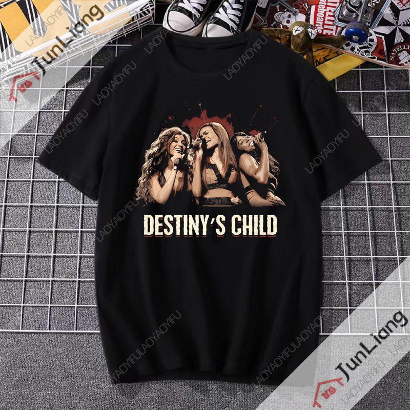 Destinys Child Music TShirt Luxury Unisex Blouse Shirts Graphic Unisexs T Shirts